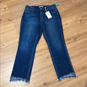 Flying Monkey Dark Blue Straight Leg Jeans